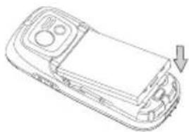 PHILIPS S660 - Insert the SIM card - 2