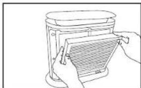 HOMEDICS AF-75 - Limpieza del filtro HEPA - 3
