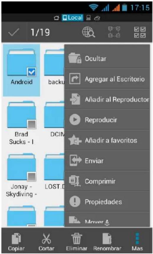 Local 1/19 Ocultar Agregar al Escritorio Añadir al Reproductor Reproducir Añadir a favoritos Enviar Comprimir Propiedades Mover Android backu Brad Sucks - I DCIN Jonay - Skydiving - LOST.D Copiar Cortar Eliminar Renombrar Mas
