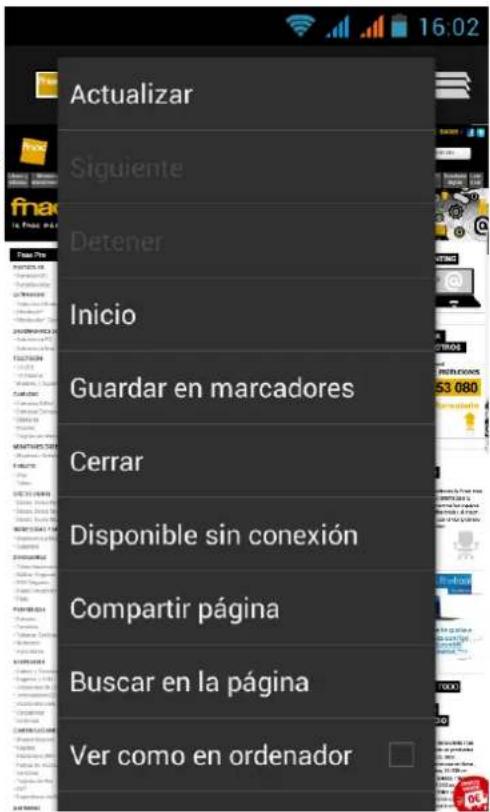 Actualizar Siguiente Detener Inicio Guardar en marcadores Cerrar Disponible sin conexión Compartir página Buscar en la página Ver como en ordenador