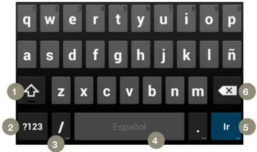 q w e r t y u i o p a s d f g h j k l ñ 1 z x c v b n m ← x 6 2 ?123 / Español . Ir 5 3 4
