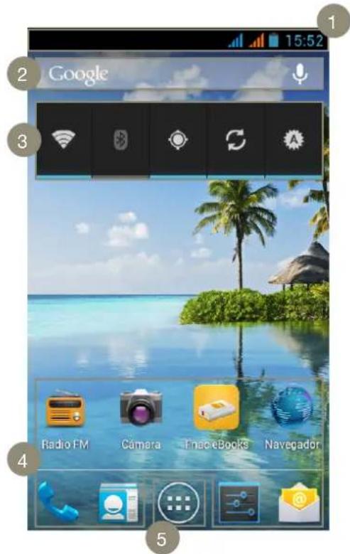 15:52 Google Radio FM Cámera Traco eBooks Navegador