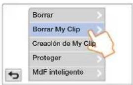Borrar Borrar My Clip Creación de My Clip Proteger MdF inteligente