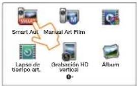 Smart Auto Manual Art Film Lapsa de tiempo art. Grabación HD vertical Álbum