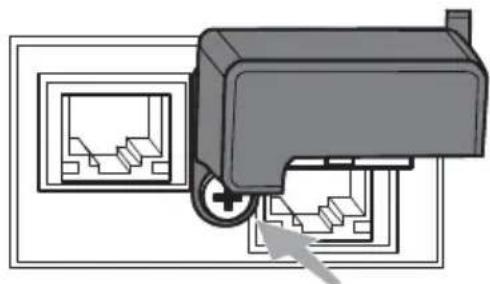 HITACHI CP-X9111 - Fastening the adapter cover - 3