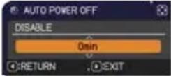 HITACHI CP-X9111 - OPTION menu - 3