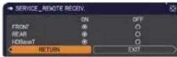 HITACHI CP-X9111 - OPTION menu - 7