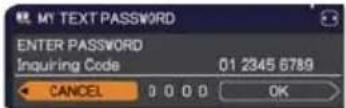 HITACHI CP-X9111 - If you have forgotten your password - 15