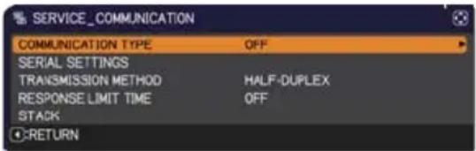 HITACHI CP-X9111 - OPTION menu - 8