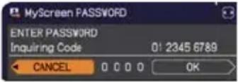 HITACHI CP-X9111 - If you have forgotten your password - 8