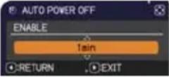HITACHI CP-X9111 - OPTION menu - 2