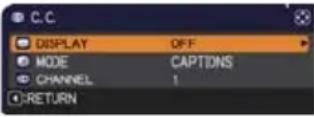 HITACHI CP-X9111 - SCREEN menu - 12