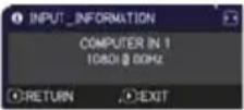HITACHI CP-X9111 - OPTION menu - 11