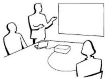 SHARP PG-MB56X - Standard Setup (Front Projection) - 1