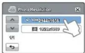 SAMSUNG HMX-H303 - Photo Resolution (Resolución foto) - 2
