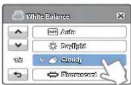 SAMSUNG HMX-H303 - White Balance (Balance de blancos) - 2