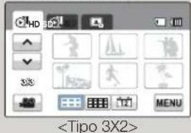 SAMSUNG HMX-H303 - Para cambiar el tipo de visualización en miniatura - 1