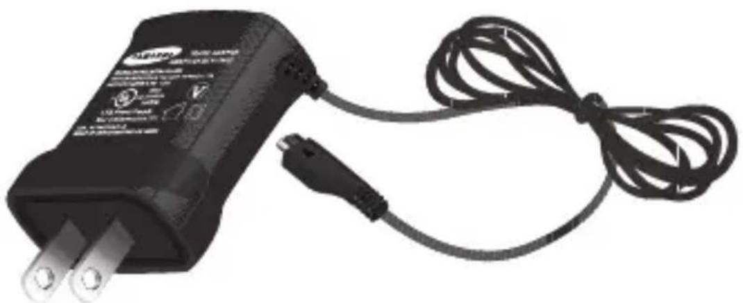 SAMSUNG Messager Touch II - Uso del adaptador de viaje - 1