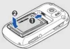 SAMSUNG GT-B5310 - Instalación de la tarjeta SIM o USIM y de la batería - 3