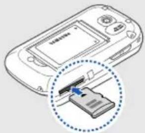 SAMSUNG GT-B5310 - Insertar una tarjeta de memoria (opcional) - 2