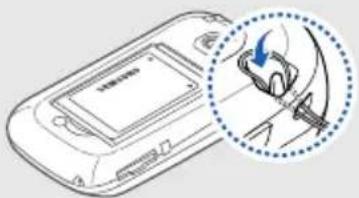 SAMSUNG GT-B5310 - Sujetar una cinta para mano (opcional) - 1