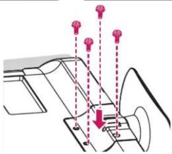 LG 32CS465 - Attaching the stand - 9