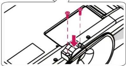 LG 32CS465 - Attaching the stand - 7
