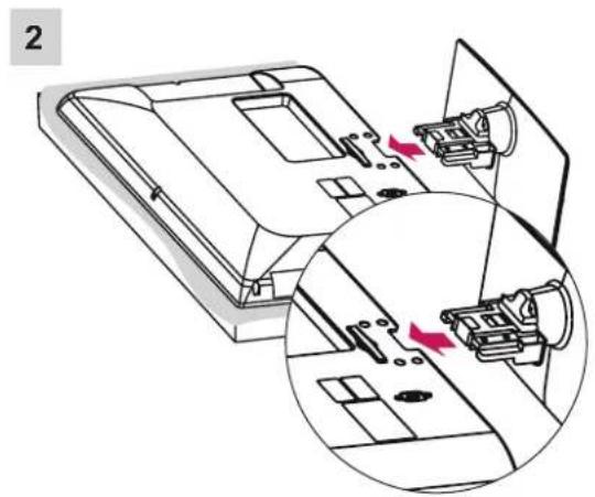 LG 32CS465 - Attaching the stand - 13