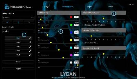 Newskill Lycan - Configuración de iluminación RGB - 2