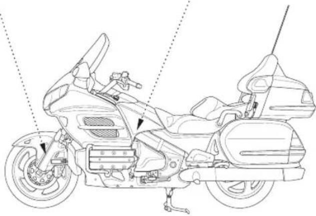 Honda Airbag Goldwing GL1800 (2008) - Tipo KO, BR, SI - 2
