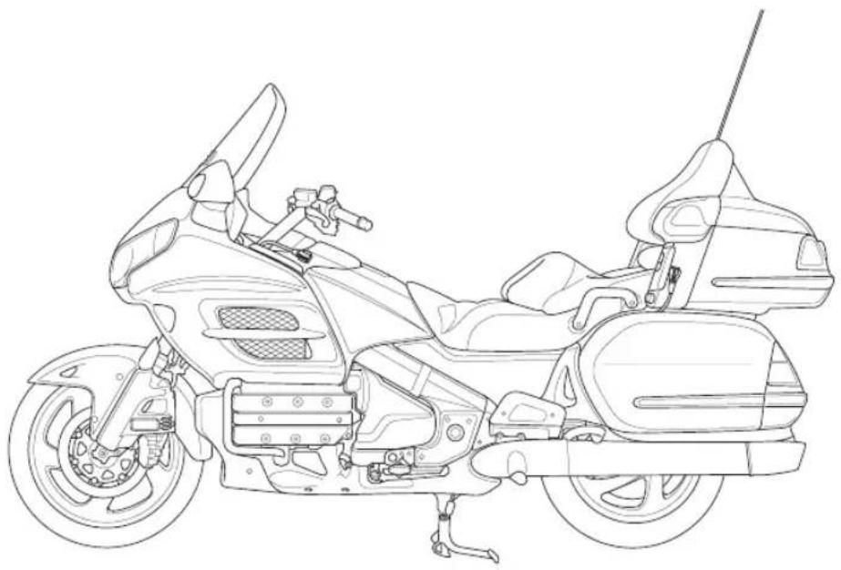 Honda Airbag Goldwing GL1800 (2008) - SUPLEMENTO PARA LA BOLSA DE AIRE - 1