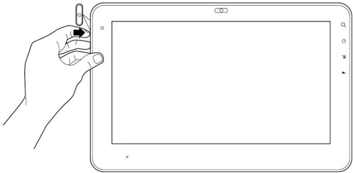 OLIVETTI Olipad 100 - TURNING ON YOUR TABLET PC - 1