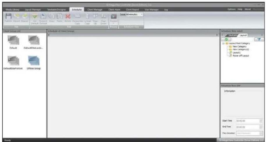 All Maps Plan Community Direct Editor 3.2 Media Library Layout Manager Textable Designer Schedule Client Manage Client Alarm Client Report Data Manage Ug Options Help About Default Layout Manager Default Request Group Tools Archive Resources LP/Log Page Copy Copy Up Print Start All minutes Start All…