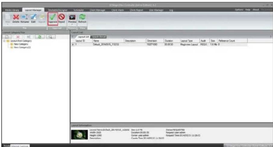 ST Magellan Controller (online software 3.2) Media Library Layout Manager Injectable Configuration Substack Client Manager Client Open Client Report User Manager Cig Options Help About Tools Delete Antenna Edit Print Approval Report Preview Refresh File Search Layout Category Tree Layout List Growth…