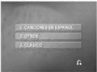 1. CANCIONES EN ESPANOL 2. OTROS 3. CLÁSICO