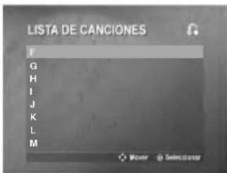 LISTA DE CANCIONES F G H I J K L M Vener Selectator