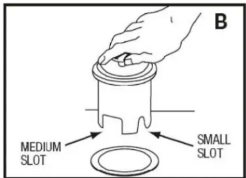 B MEDIUM SLOT SMALL SLOT