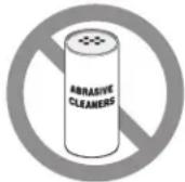 FRIGIDAIRE FEF336EB - Do not use the following on the ceramic glass cooktop: - 3