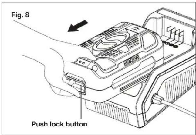 Fig. 8 Push lock button
