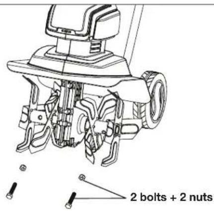 2 bolts + 2 nuts