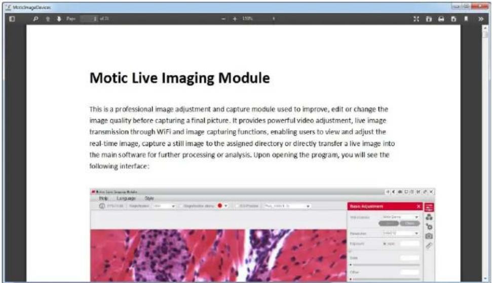 MoticLive Imaging Module This is a professional image adjustment and capture module used to improve, edit or change the image quality before capturing a final picture. It provides powerful video adjustment, live image transmission through WiFi and image capturing functions, enabling users to view and adjust the real-time image, capture a still image to the assigned directory or directly transfer a live image into the main software for further processing or analysis. Upon opening the program, you will see the following interface: Basic Adjustment Add Adjustments Remove Adjustments Edit Adjustments Add Adjustments Remove Adjustments Edit Adjustments Add Adjustments Remove Adjustments Edit Adjustments Add Adjustments Remove Adjustments Edit Adjustments Add Adjustments Remove Adjustments Edit Adjustments Add Adjustments Remove Adjustments Edit Adjustments Add Adjustments Remove Adjustments Edit Adjustments Add Adjustments Remove Adjustments Edit Adjustments Add Adjustments Remove Adjustments Edit Adjustments Add Adjustment