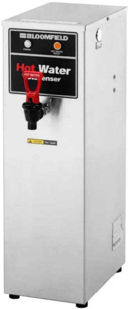 BLOOMFIELD POWER HOT WATER MEASH Hot Water HOT WATER HOT WATER HOT WATER HOT WATER CAUTION HOT WATER