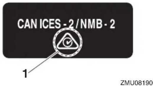 CAN ICES - 2/NMB - 2 1 ZMU08190