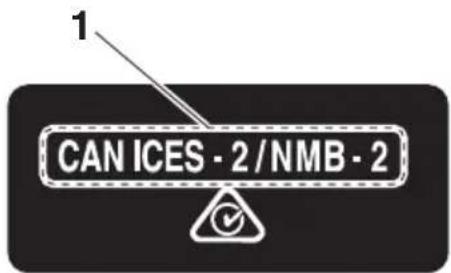 1 CAN ICES - 2/NMB - 2