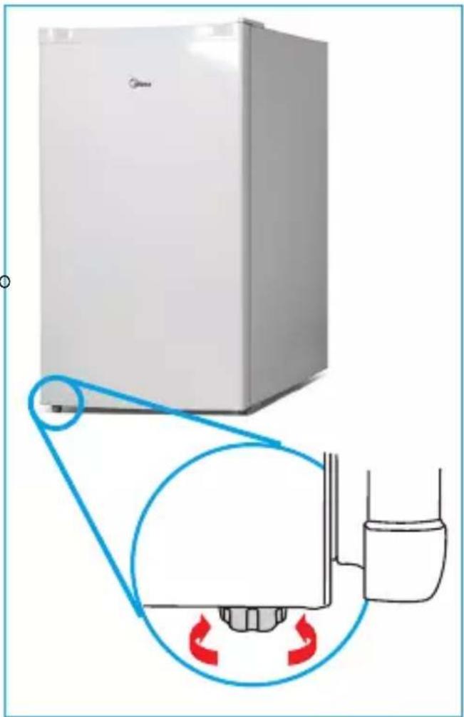 MIDEA MRC06B1-X - - Nivelamento do Frigobar - 1