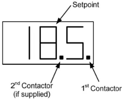 Setpoint 18.5 2nd Contactor (if supplied) 1st Contactor