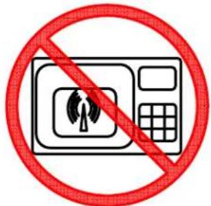 Prohibition sign with megaphone icon and 'no phone' symbol, indicating no phone use or non-use