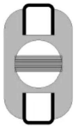 Pure electrical circuit lines without any symbols