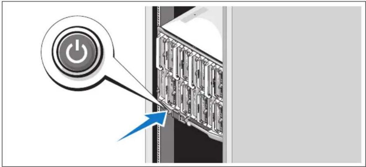 DELL PowerEdge M915 - システムの電源投入 - 1