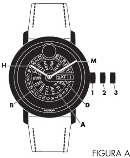 Movado Bold Fusion 3600853 - ① MODELOS ESTÁNDAR DE 2 MANECILLAS CON DÍA Y FECHA – A CUARZO - 1